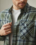 Men's Vintage Flannel - Sage Plaid